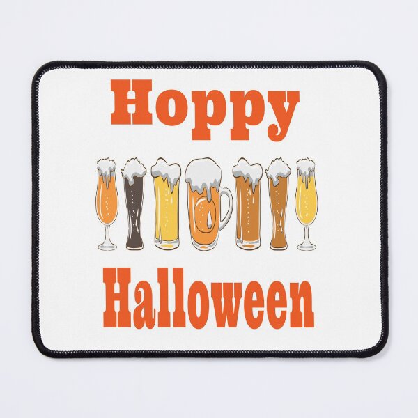 Item preview, Hoppy Halloween with Frothy Beer Glasses Design designed and sold by Craftynistia.