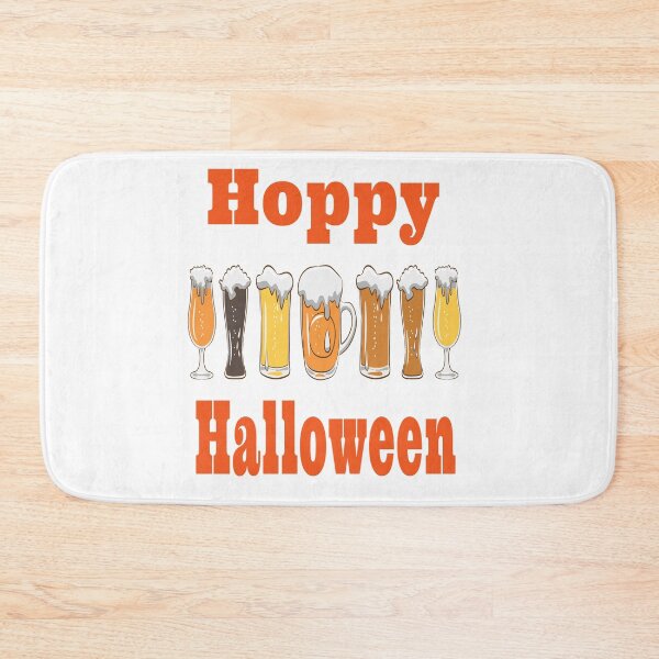 Item preview, Hoppy Halloween with Frothy Beer Glasses Design designed and sold by Craftynistia.