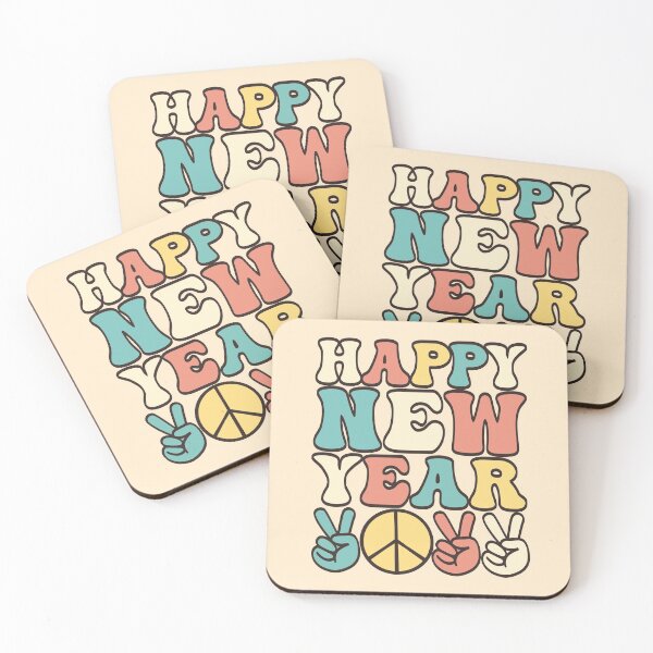 Item preview, Happy new year 2022 Hippie Peace Retro Groovy designed and sold by OkihanaShop.