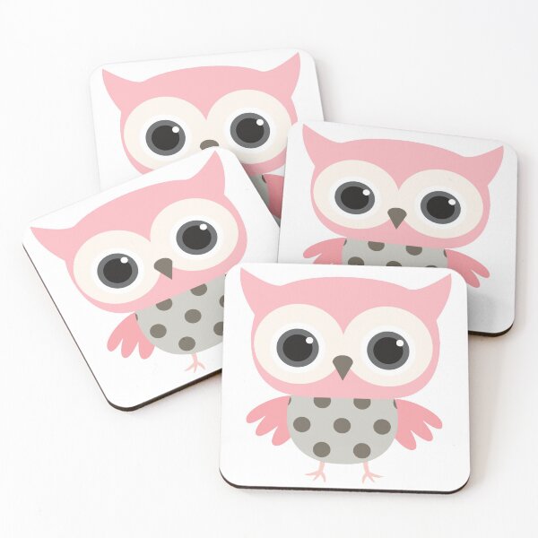 Item preview,  cute pink owl designed and sold by SA Butterfly.