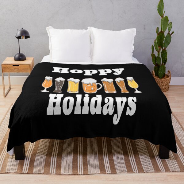 Item preview, Hoppy Holidays with Frothy Beer Glasses Design designed and sold by Craftynistia.