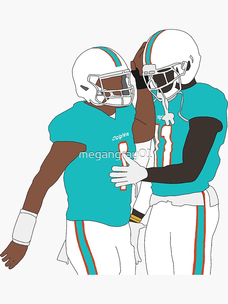 Devante Parker Miami Dolphins NFL Sports Prints POP Art 