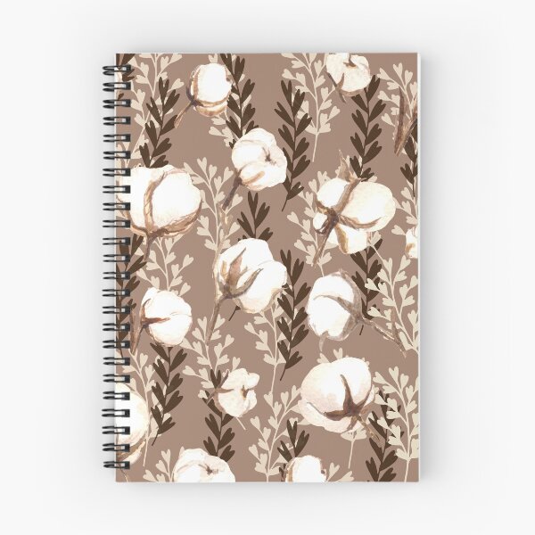 Item preview, Cotton Plant Pattern Brown designed and sold by Jared Davies.