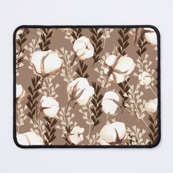 Item preview, Cotton Plant Pattern Brown designed and sold by Jared Davies.