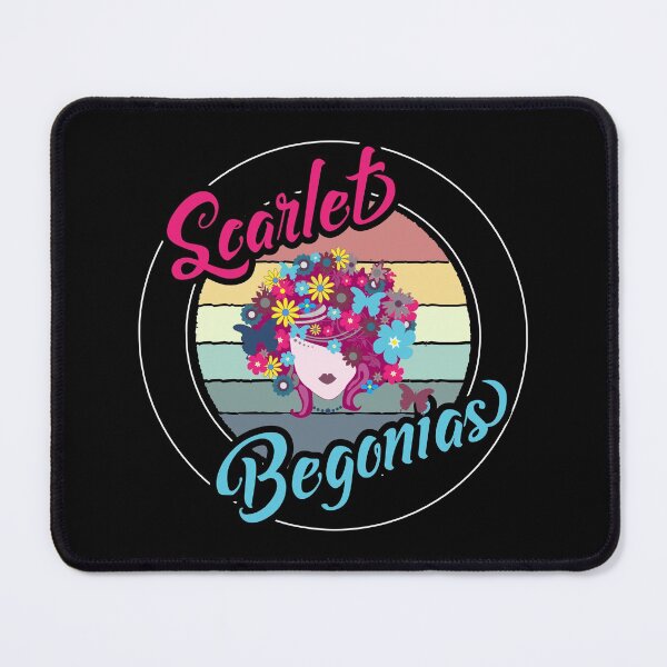 Item preview, Scarlet Begonias Flower Girl Vintage Sunset designed and sold by jutulen.