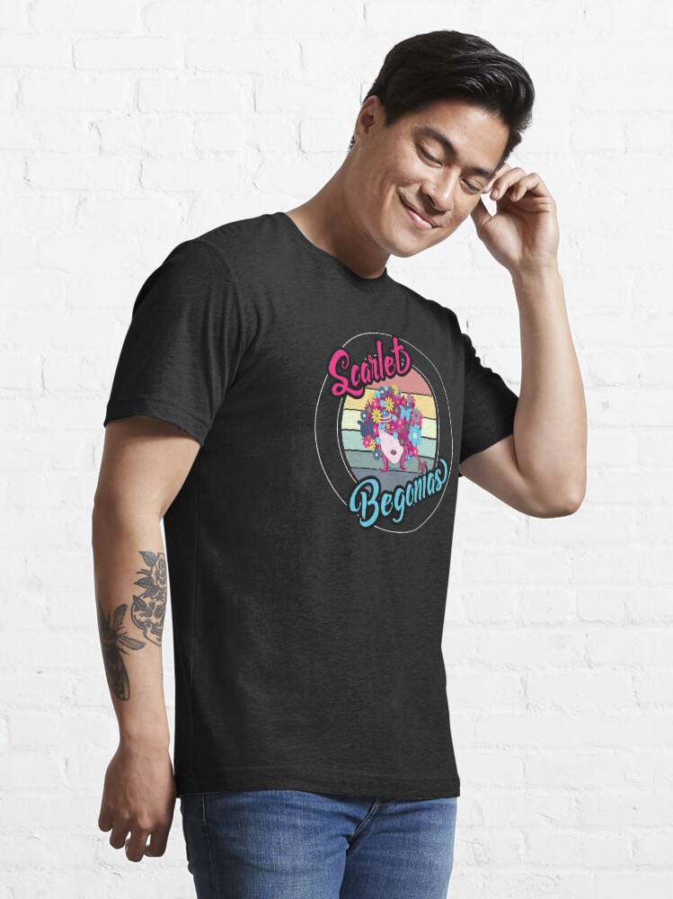 scarlet begonias t shirt