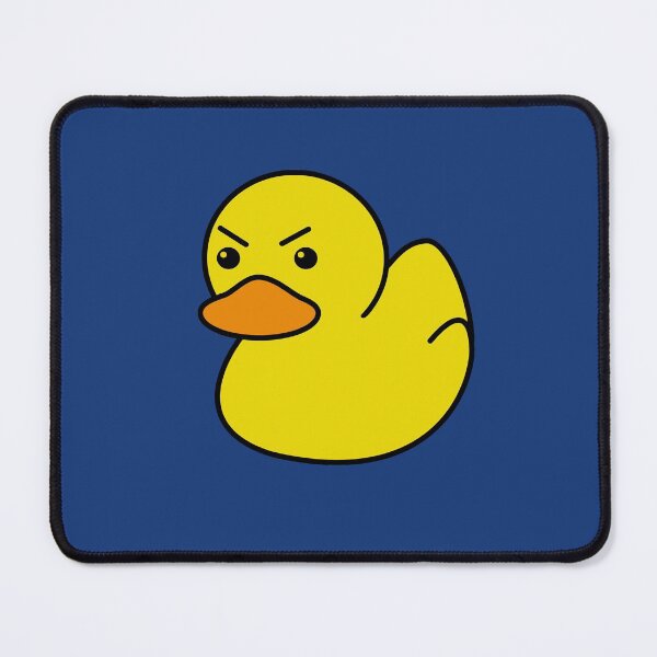 Item preview, Angry Duck Grumpy Frowning Grouchy Rubber Duck designed and sold by SeanMcArthur.