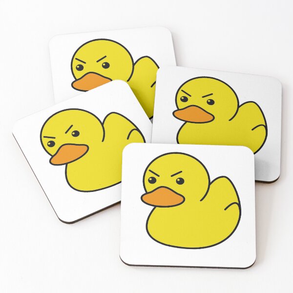 Item preview, Angry Duck Grumpy Frowning Grouchy Rubber Duck designed and sold by SeanMcArthur.