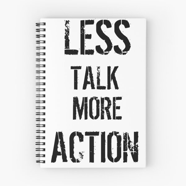 Item preview, Less Talk More Action designed and sold by Beluved.
