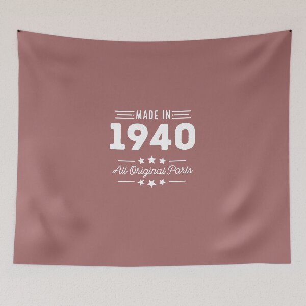 Item preview, Made In 1940 All Original Parts 76th Birthday Gift T-Shirt designed and sold by AlwaysAwesome.