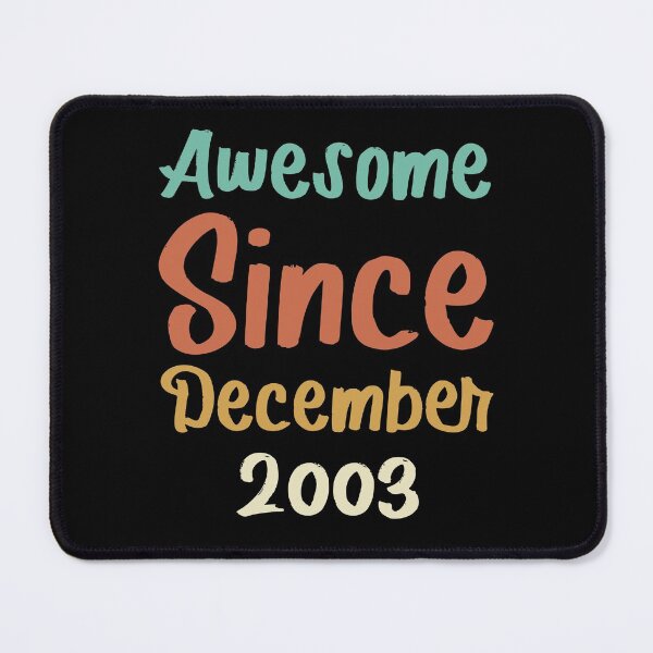 Item preview, awesome since december 2003 Birthday Born In 18th Birthday Gift Vintage designed and sold by aloha project.