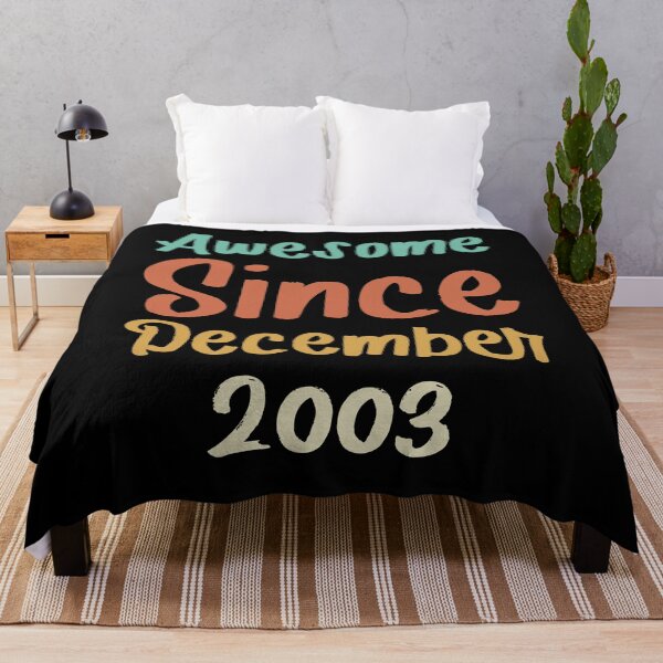 Item preview, awesome since december 2003 Birthday Born In 18th Birthday Gift Vintage designed and sold by aloha project.