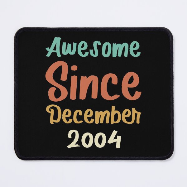 Item preview, awesome since december 2004 Birthday Born In 17th Birthday Gift Vintage designed and sold by aloha project.