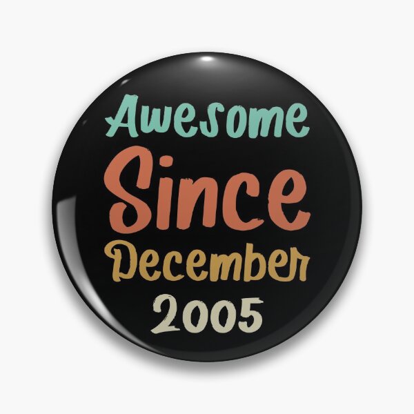 Item preview, awesome since december 2005 Birthday Born In 16th Birthday Gift Vintage designed and sold by aloha project.