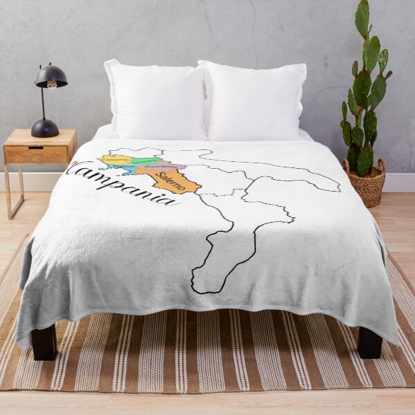 Item preview, Campania Region Map - Provinces of Campania designed and sold by molamode.