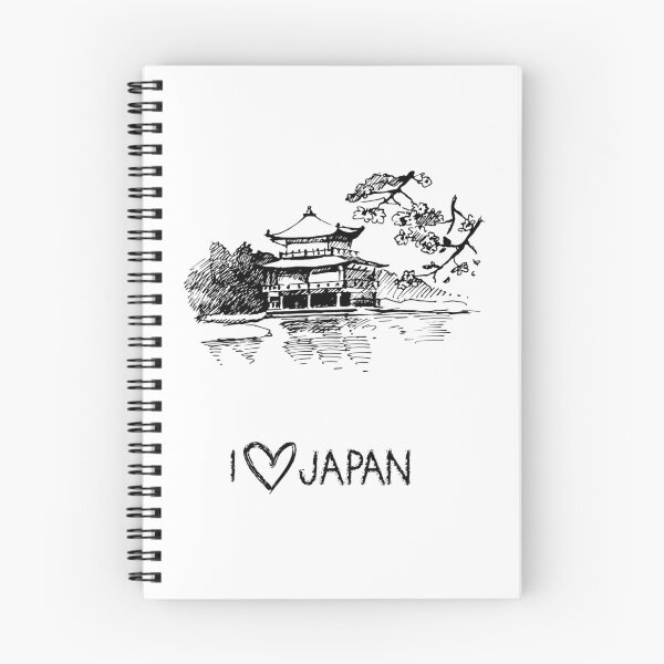 Artikelvorschau, I ❤️ Japan Kirschblüten-Illustration entworfen und verkauft von Alarasboy.