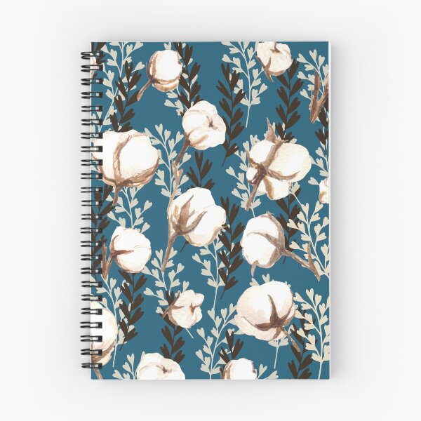 Item preview, Cotton Plant Pattern Blue designed and sold by Jared Davies.