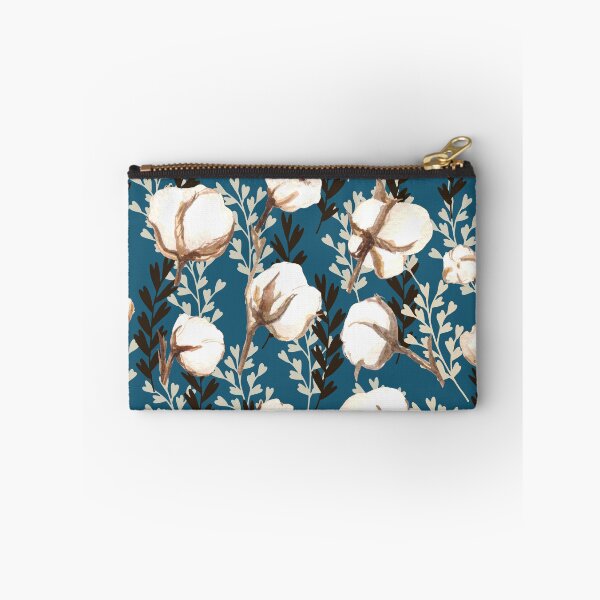 Item preview, Cotton Plant Pattern Blue designed and sold by Jared Davies.