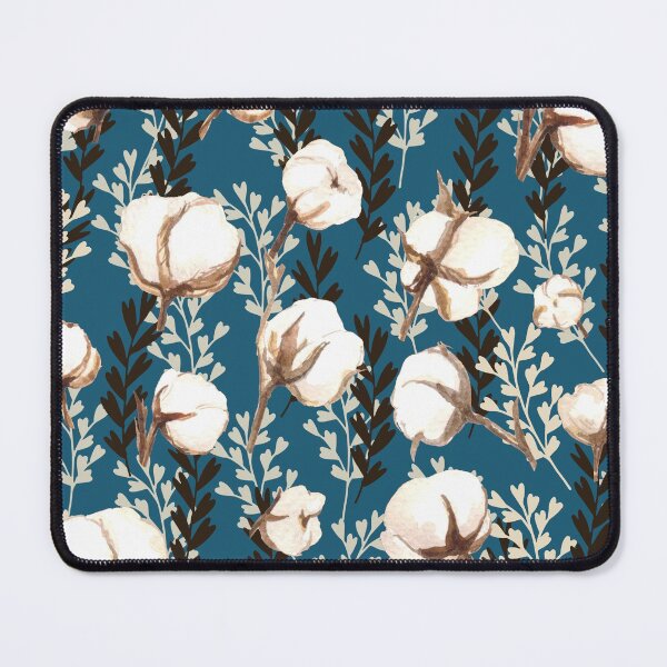 Item preview, Cotton Plant Pattern Blue designed and sold by Jared Davies.