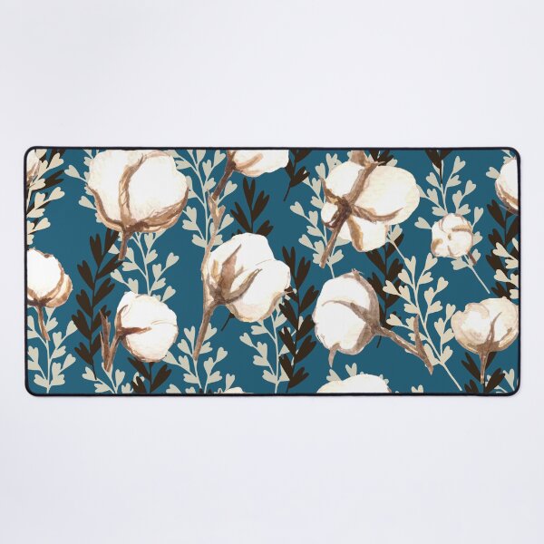 Item preview, Cotton Plant Pattern Blue designed and sold by Jared Davies.