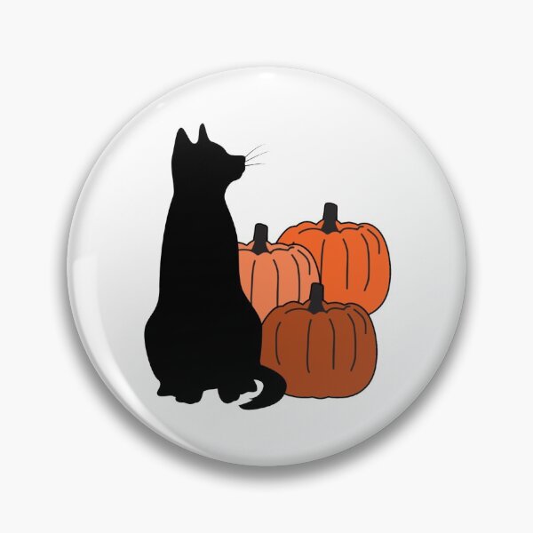 Item preview, Black Cat at the Pumpkin Patch designed and sold by andmarstan.
