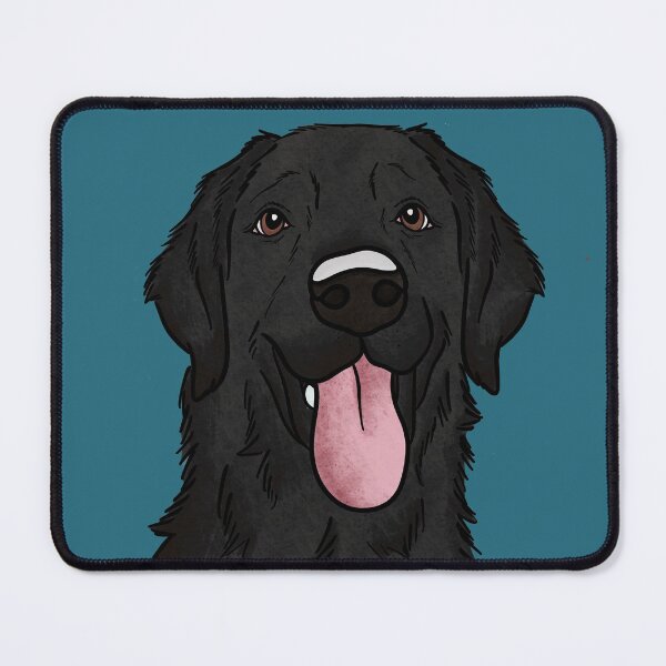Item preview, Black Flat-Coated Retriever designed and sold by rmcbuckeye.