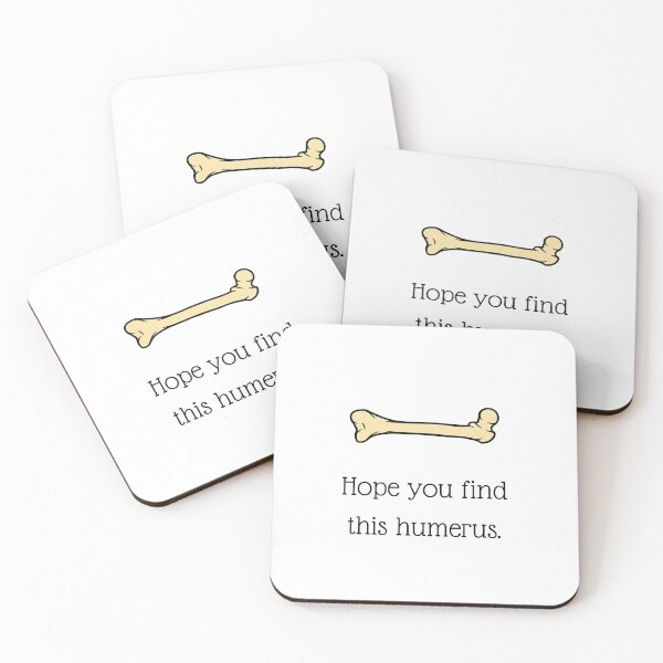 Item preview, I Hope You Find This Humerus Greeting Card designed and sold by Water Flick.