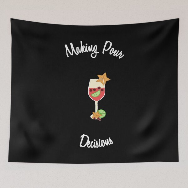 Item preview, Making Pour Decisions with Sangria Glass and fruit designed and sold by Swigalicious.