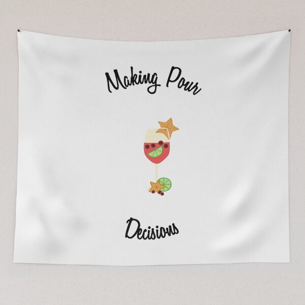 Item preview, Making Pour Decisions with Sangria Glass and fruit designed and sold by Swigalicious.