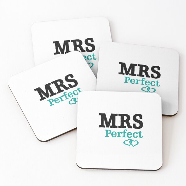 Item preview, Mrs Perfect with double joined heart designed and sold by OffTheRock.