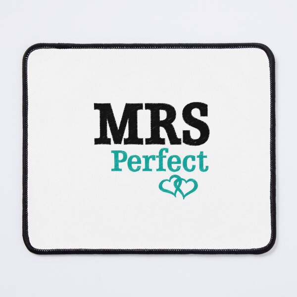 Item preview, Mrs Perfect with double joined heart designed and sold by OffTheRock.
