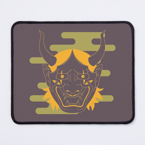 Item preview, Hannya Mask - Gold designed and sold by Nekomakino-Art.