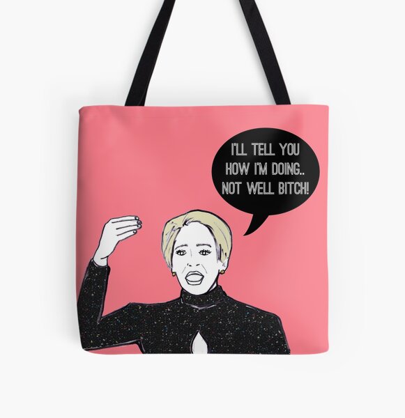 Not Well All Over Print Tote Bag