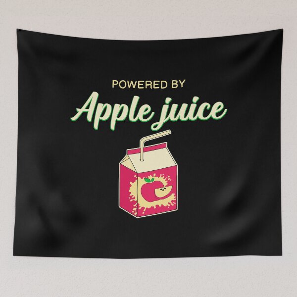 Item preview, Funny Powered By Apple Juice Fruit Juice Lovers graphic designed and sold by jakehughes2015.