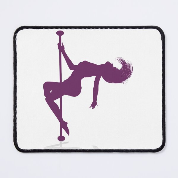 Item preview, Purple pole dancer silhouette designed and sold by Tees-by-Rams.