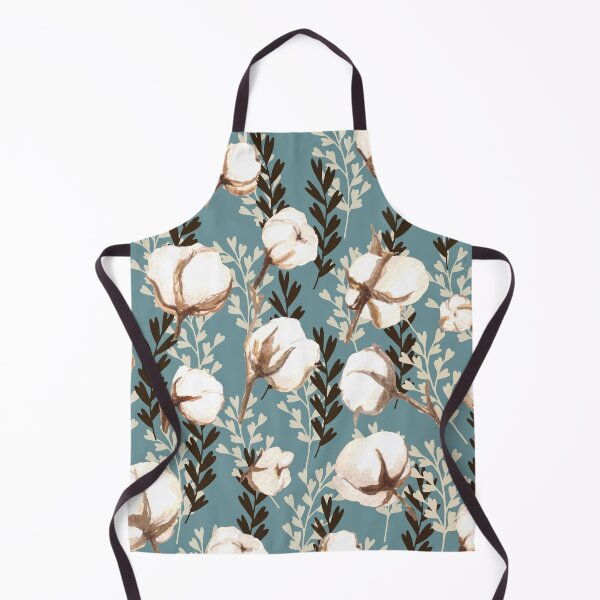 Item preview, Cotton Plant Pattern Light Blue designed and sold by Jared Davies.