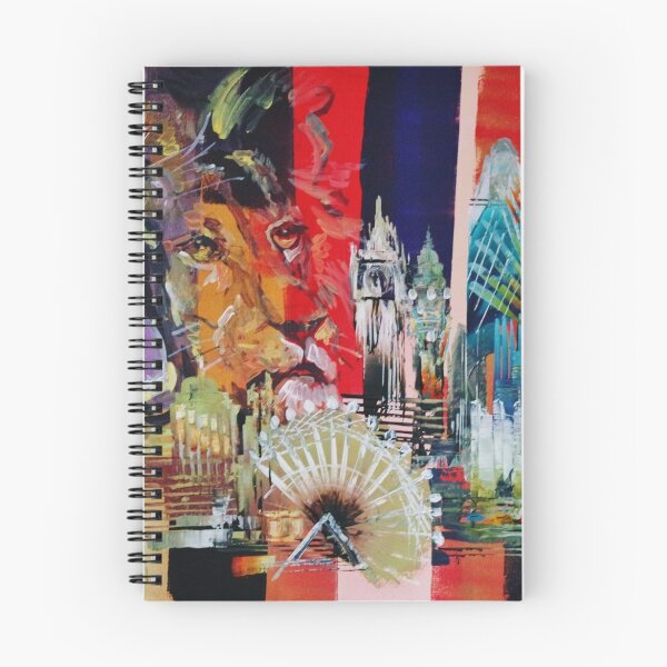 Item preview, London City Skyline Barbary Lion  designed and sold by Eraclis Aristidou.