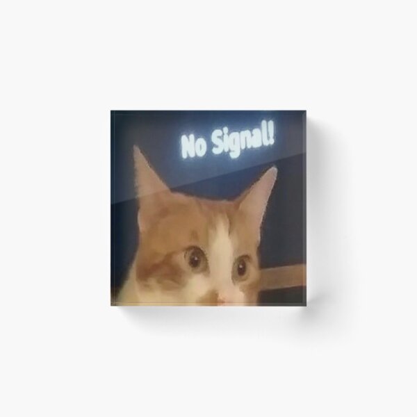 Item preview, No Signal Cat designed and sold by IHolyBreadI.