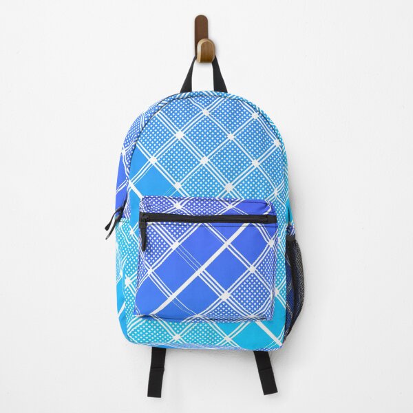 Item preview, Criss Cross Wide Line Pattern Angled in Gradated Shades of Blue and Violet designed and sold by Neil Feigeles.
