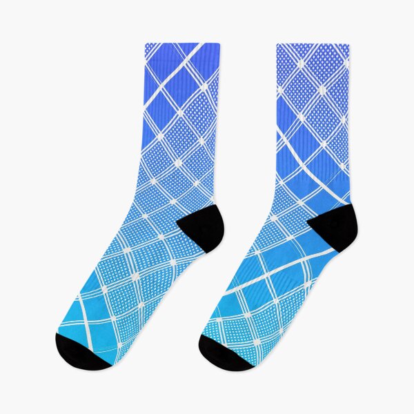 Item preview, Criss Cross Wide Line Pattern Angled in Gradated Shades of Blue and Violet designed and sold by Neil Feigeles.