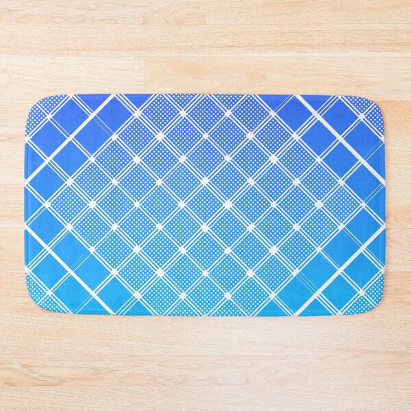 Item preview, Criss Cross Wide Line Pattern Angled in Gradated Shades of Blue and Violet designed and sold by Neil Feigeles.