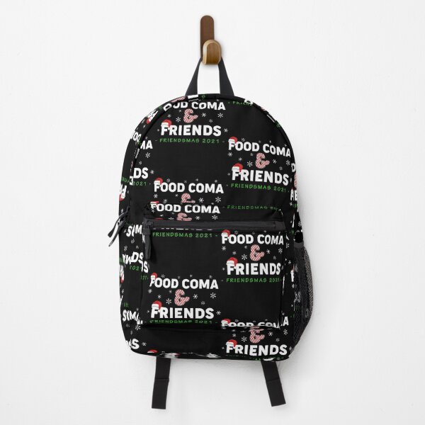 Item preview, Food Coma Friends Christmas Party Friendsmas print designed and sold by jakehughes2015.