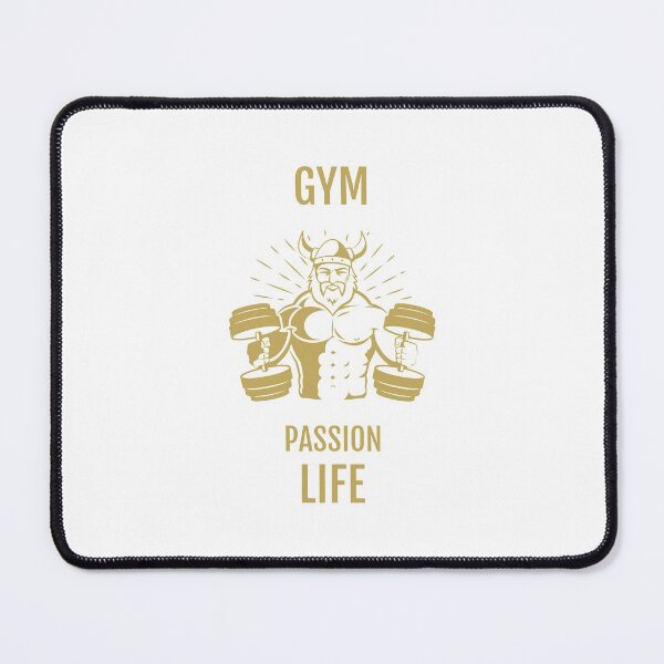 Item preview, Gym passion life- bulk viking with horned helmet graphic design designed and sold by josephsteez.