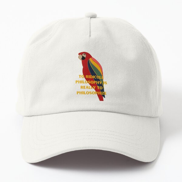Blaise Pascal quote Dad Hat