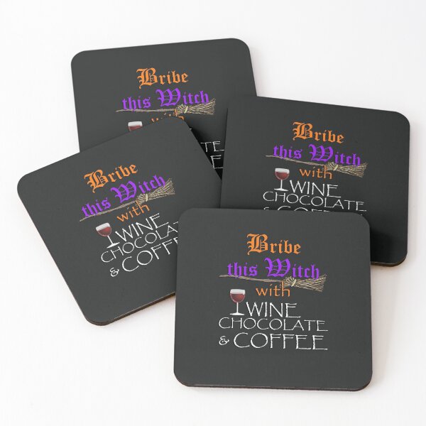 Item preview, This Witch Can Be Bribed With Chocolate & Coffee designed and sold by tamdevo1.