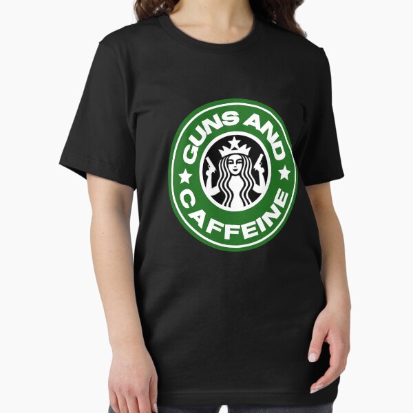Item preview, Guns and caffeine coffee lover second amendment graphic design designed and sold by Tim Dunaway.