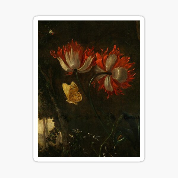 Vista previa del artículo con la obra «Floral oscuro del siglo XVII en colores otoñales», diseñado y vendido por The Mysterious Domain Alyne Whiteswan Fine Art Prints and Merch.