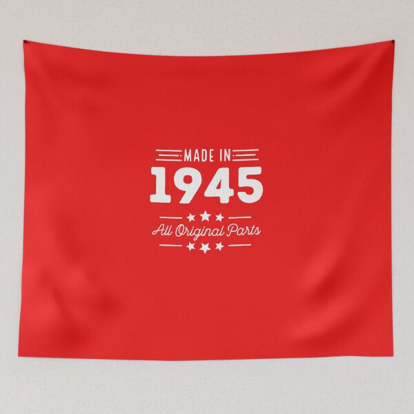 Item preview, Made In 1945 All Original Parts 71st Birthday Gift T-Shirt designed and sold by AlwaysAwesome.