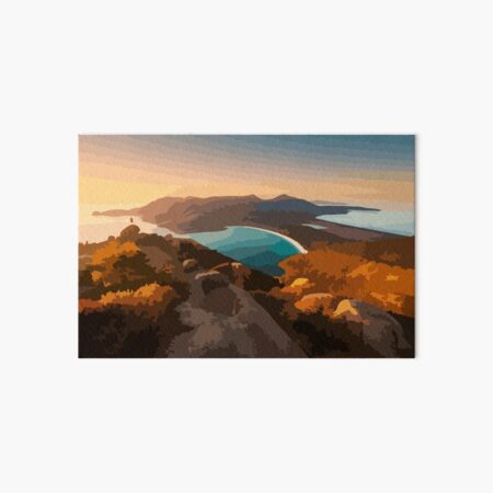 Item preview, Wineglass Bay Digital Painting designed and sold by Positive Lad.