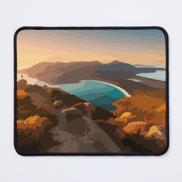 Item preview, Wineglass Bay Digital Painting designed and sold by Positive Lad.